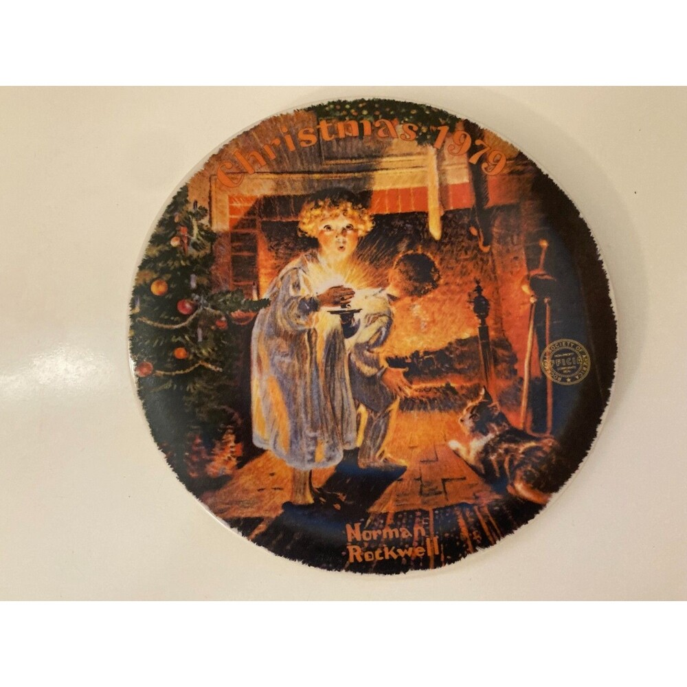 Norman Rockwell Collectable Plate "Somebody's Up There"
